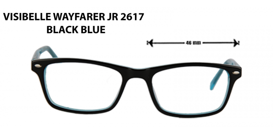 visible wayfarer jr 2617 black blue